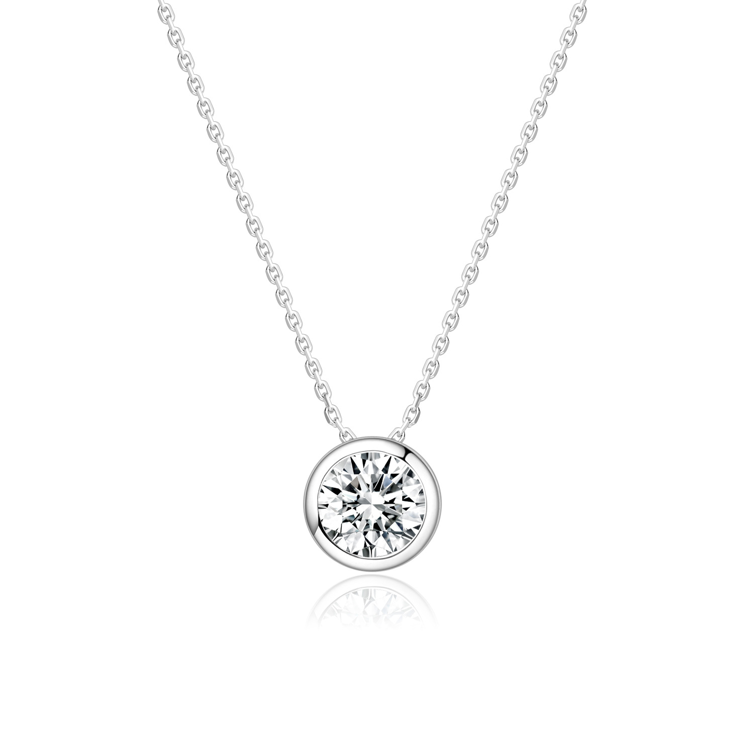 Aodhy 18K White Gold Bubble Collection Lab-Grown Diamond Jewelry — detail 2