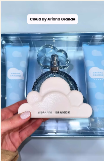 Pov: you finally found the gift set that’s actually worth adding to your cart. Cloud by Ariana Grande, dreamy gourmand, sweet and cozy ☁️💙 video cover