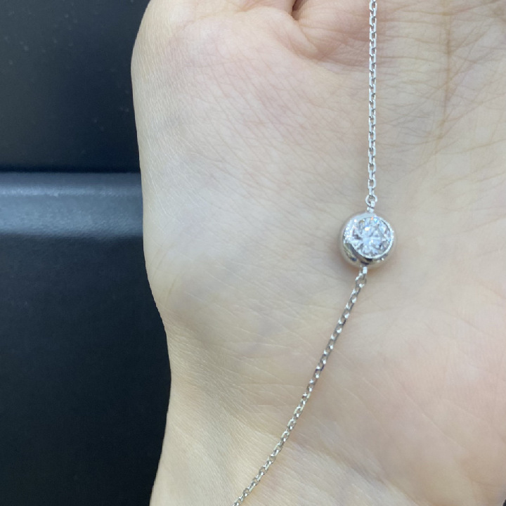 Aodhy 18K White Gold Bubble Collection Lab-Grown Diamond Jewelry — detail 10