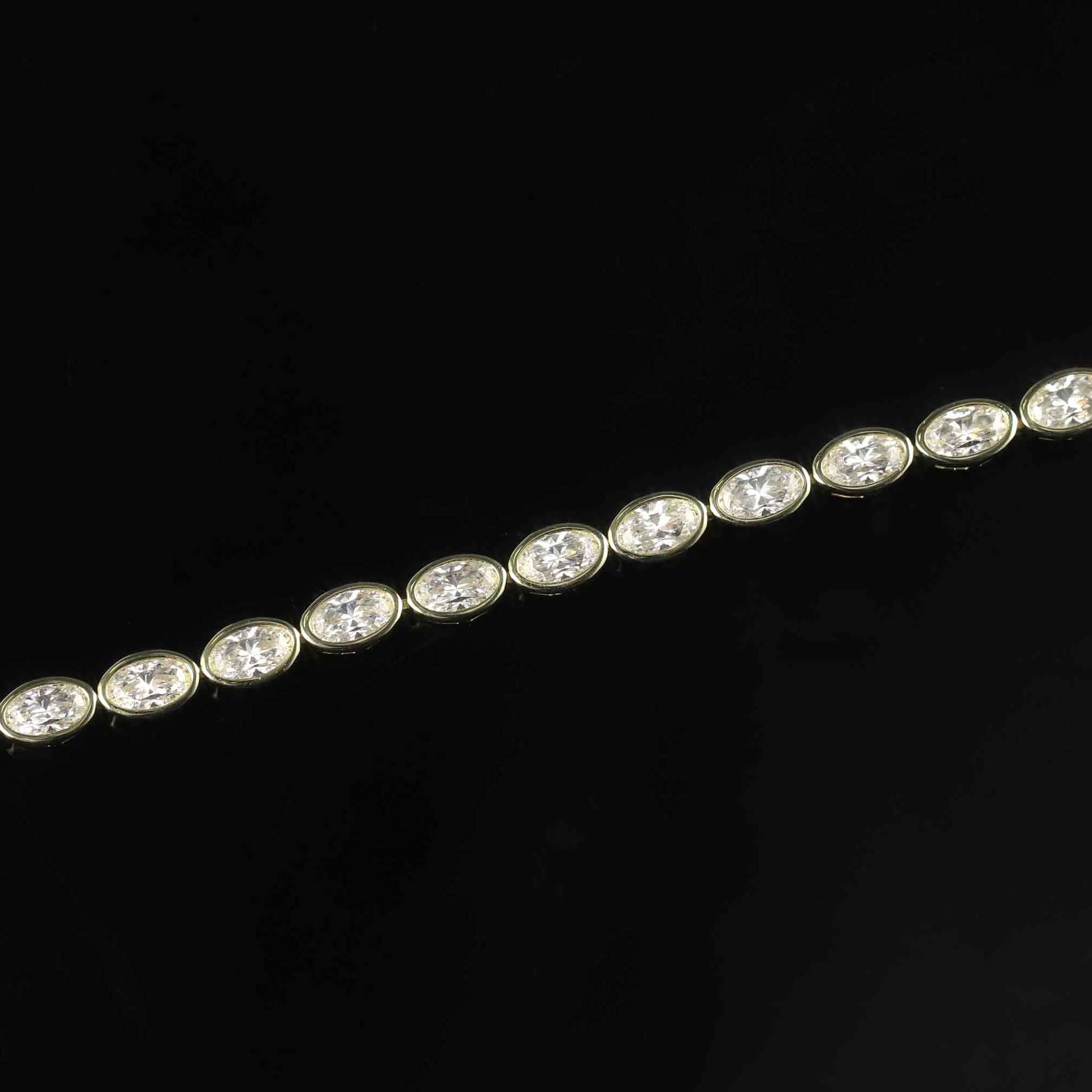 S925 Sterling Silver Moissanite Tennis Bracelet – 6 Stone Shapes, 7 Inches — detail 15