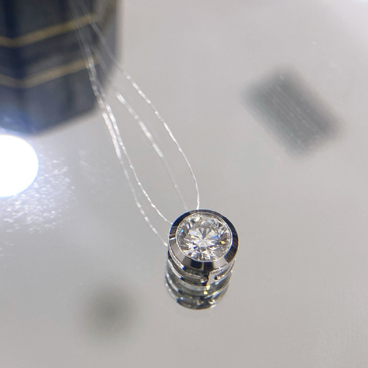 Aodhy 18K White Gold Bubble Collection Lab-Grown Diamond Jewelry — detail 6