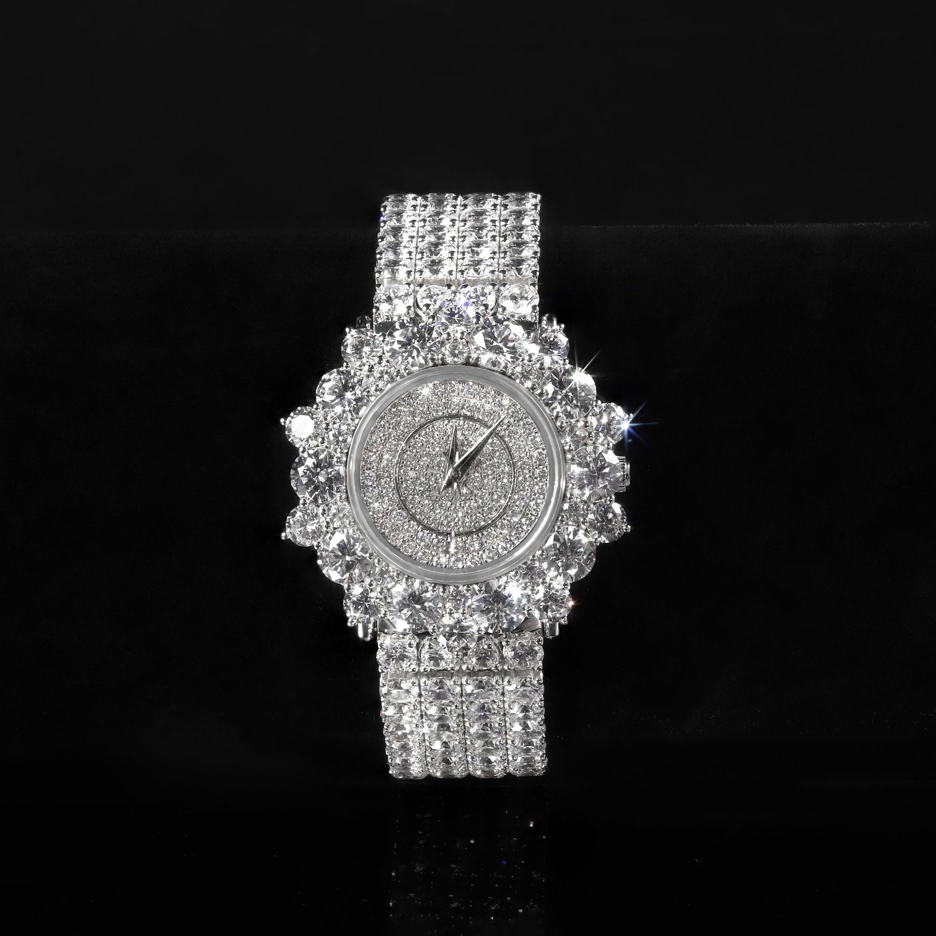 Aodhy 925 Sterling Silver Gem-Set Quartz Watch — detail 21