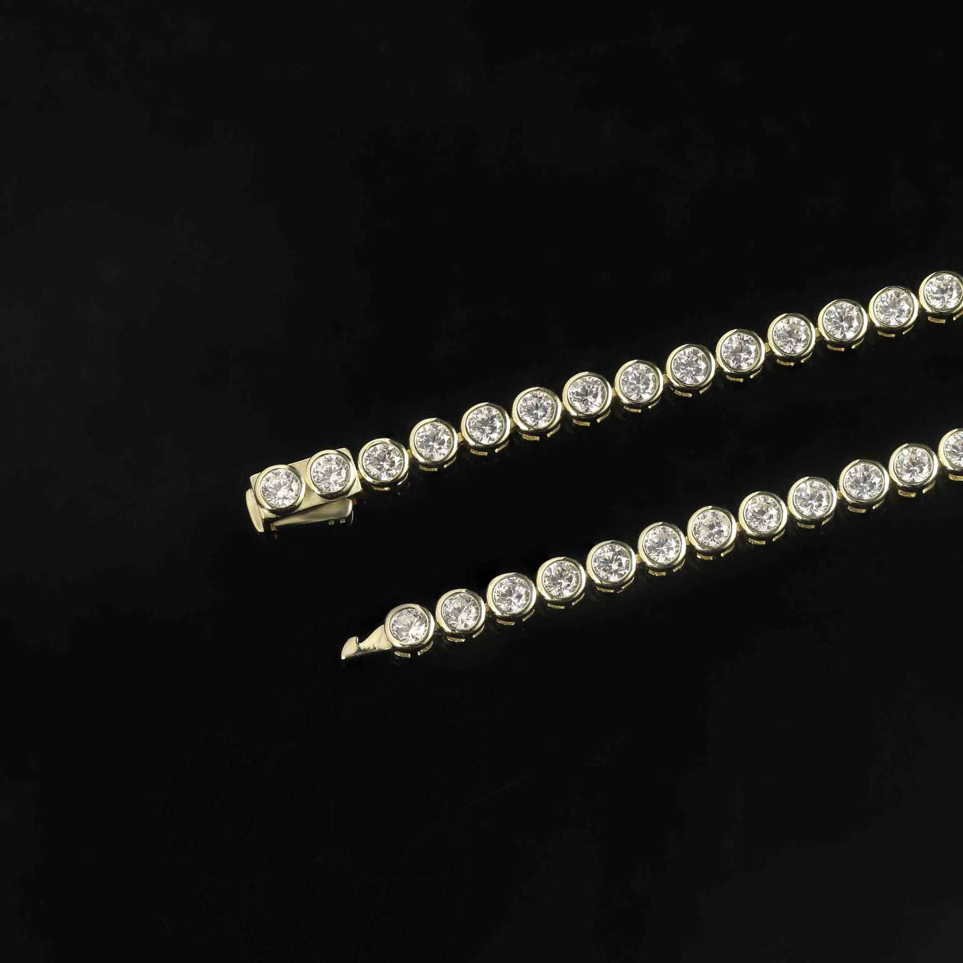 S925 Sterling Silver Moissanite Tennis Bracelet – 6 Stone Shapes, 7 Inches — detail 23