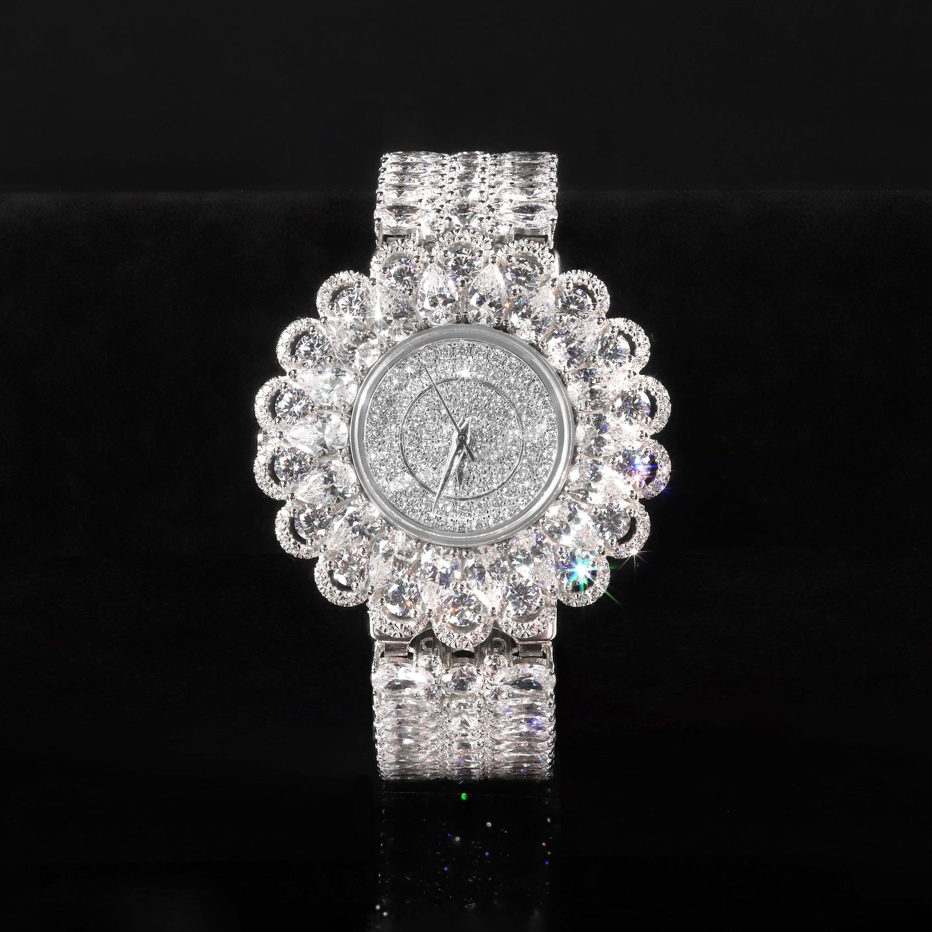 Aodhy 925 Sterling Silver Gem-Set Quartz Watch — detail 11