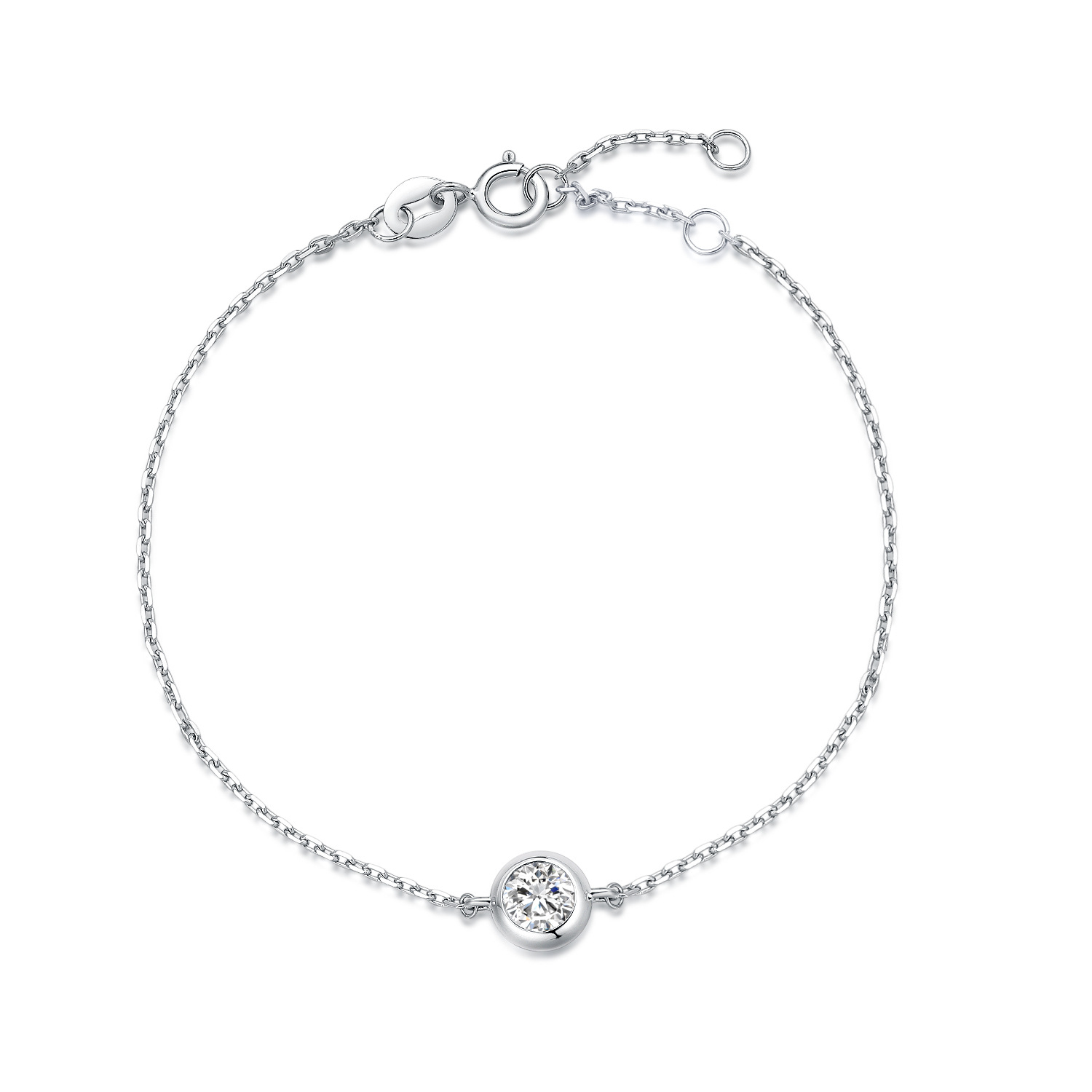 Aodhy 18K White Gold Bubble Collection Lab-Grown Diamond Jewelry — detail 7