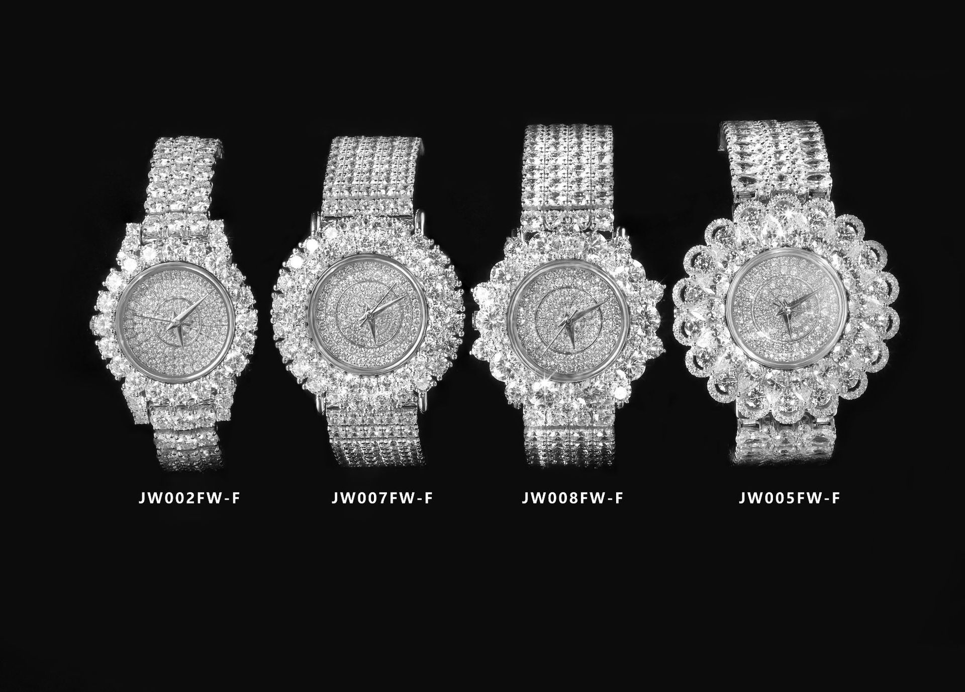 Aodhy 925 Sterling Silver Gem-Set Quartz Watch — detail 3