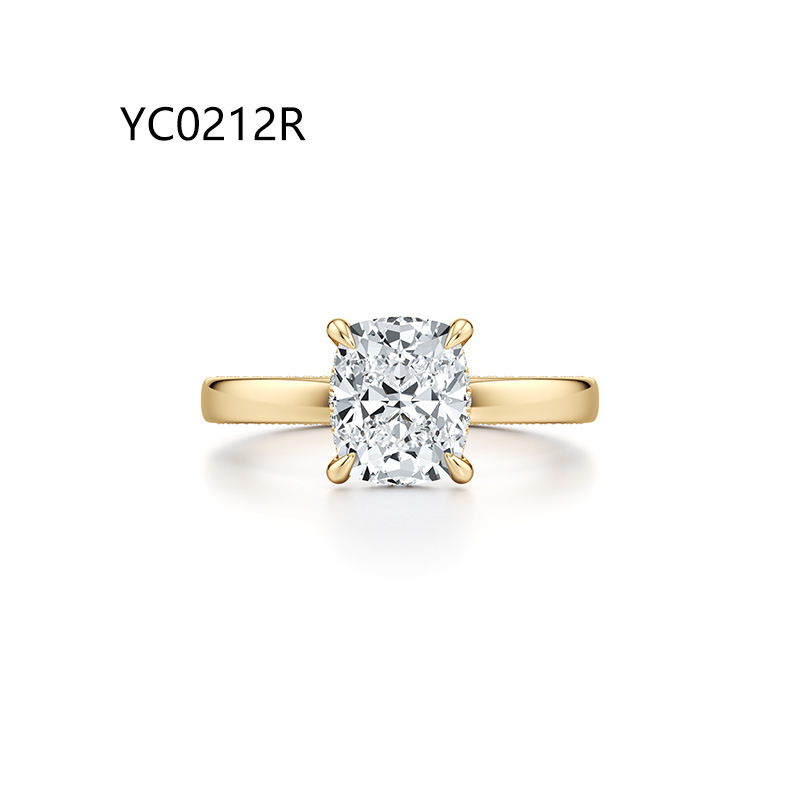 2CT Princess Moissanite Ring