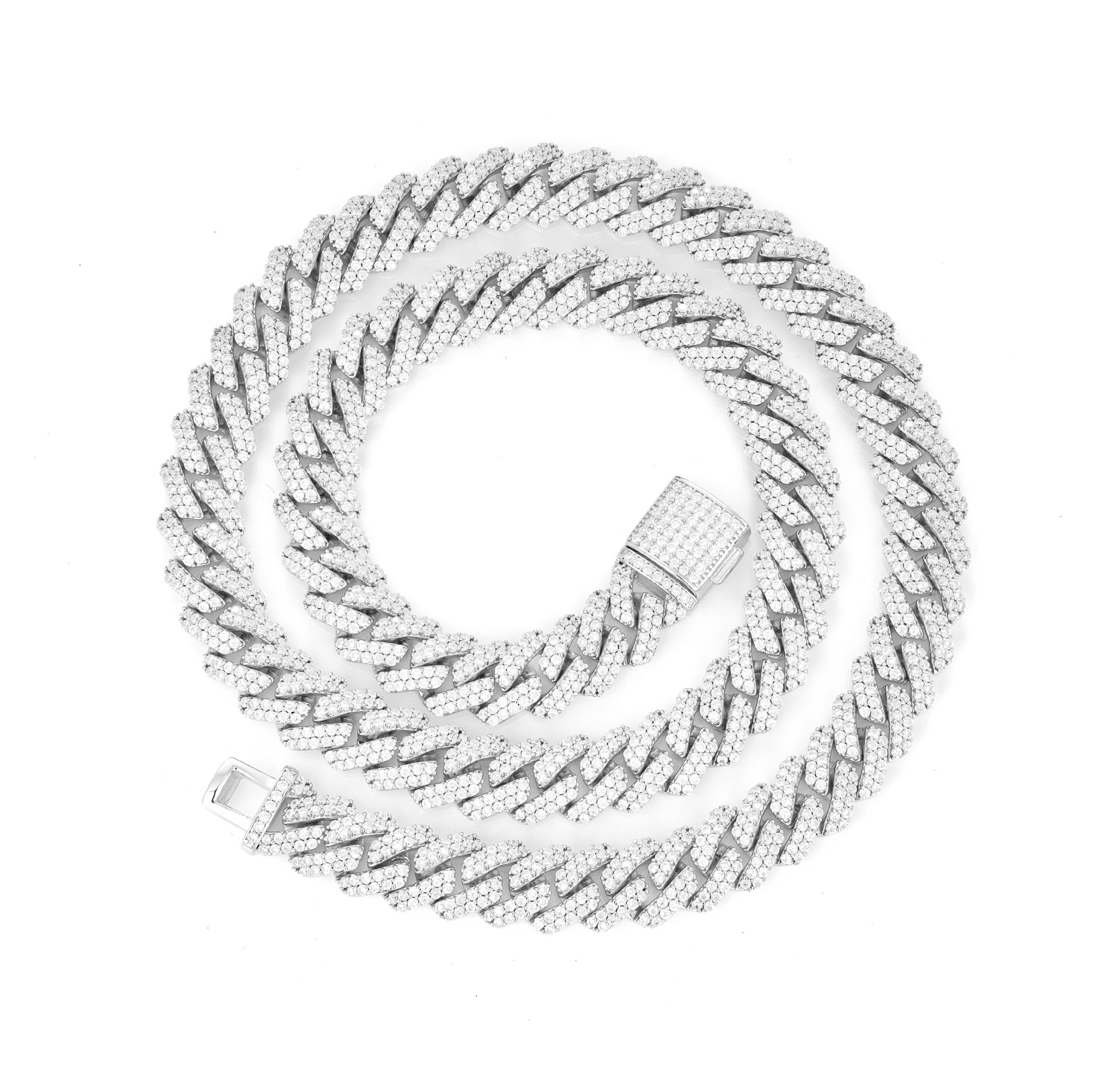 Silver / 12mm / Copper & Cubic Zirconia · 12mm / Bracelet 7"