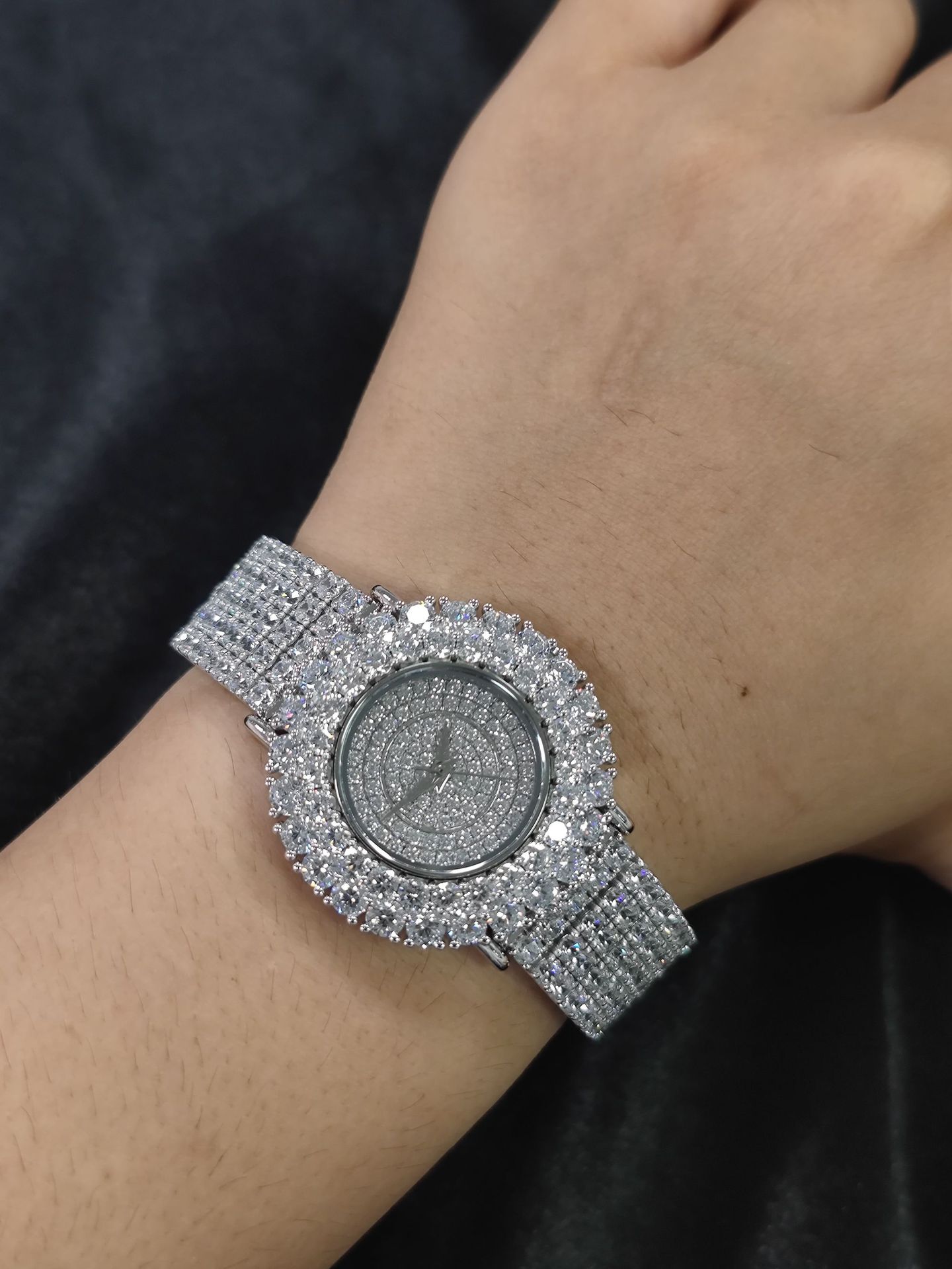 Aodhy 925 Sterling Silver Gem-Set Quartz Watch — detail 20