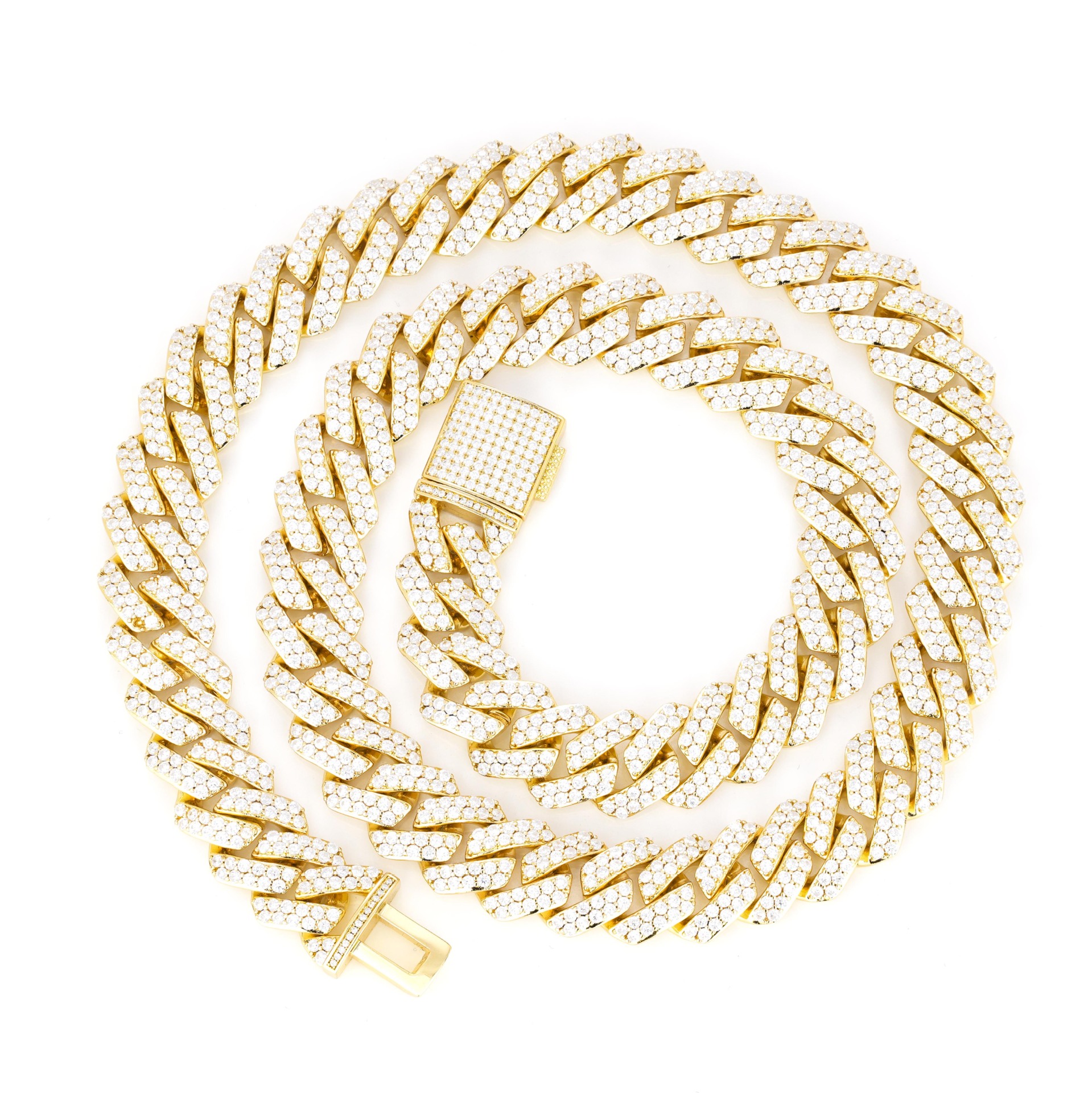 Gold / 15mm / Copper & Cubic Zirconia · 15mm / Bracelet 7"
