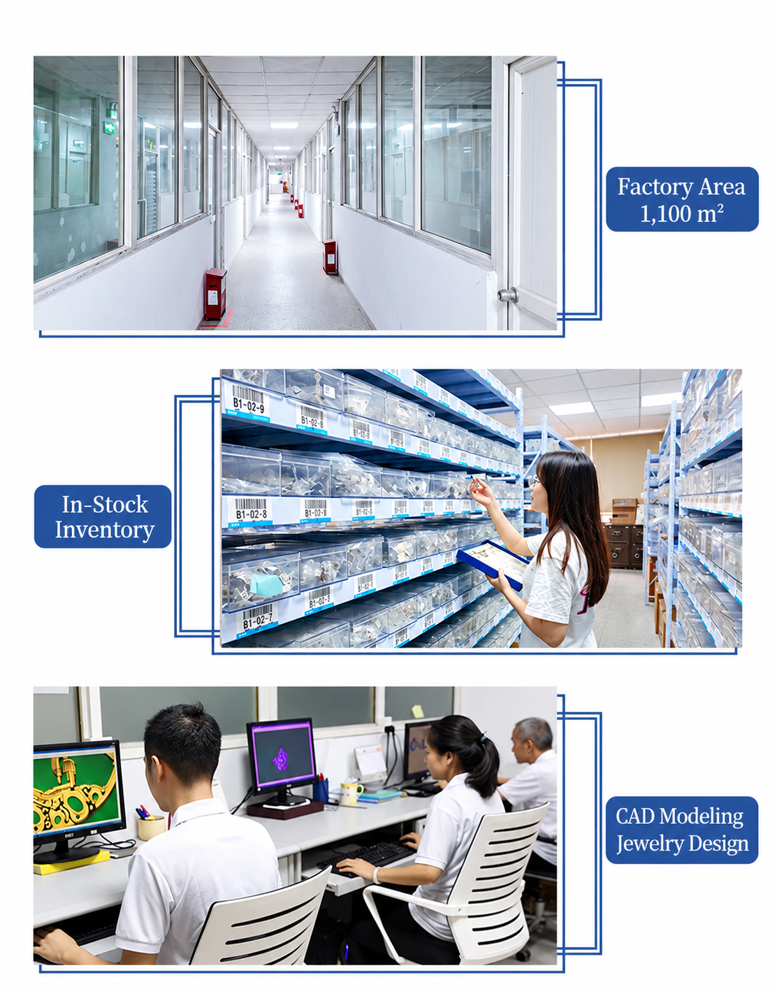 18K White Gold Princess-Cut Lab-Grown Diamond Tennis Bracelet – Approx. 8.7ct, 17cm — detail 12