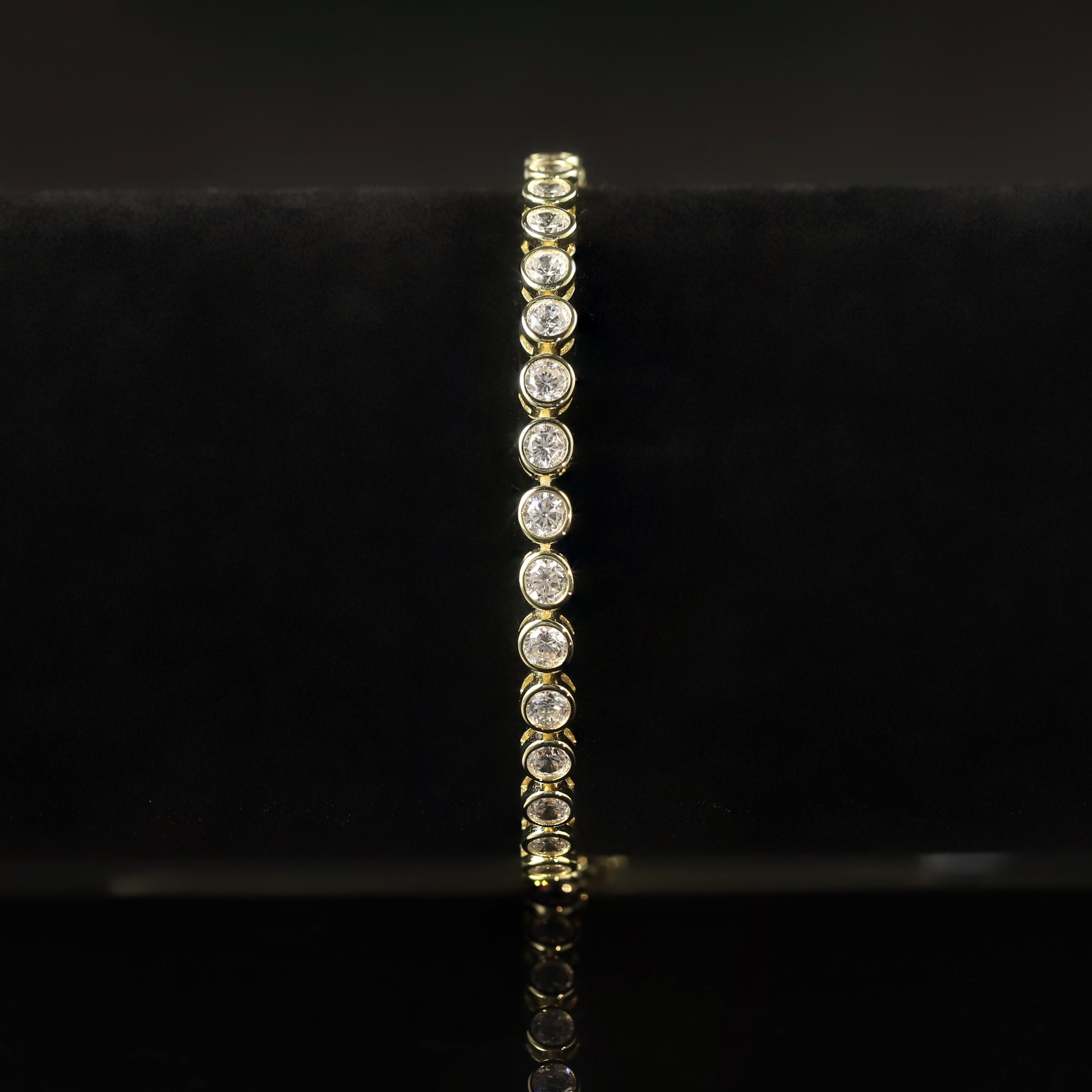 S925 Sterling Silver Moissanite Tennis Bracelet – 6 Stone Shapes, 7 Inches — detail 21
