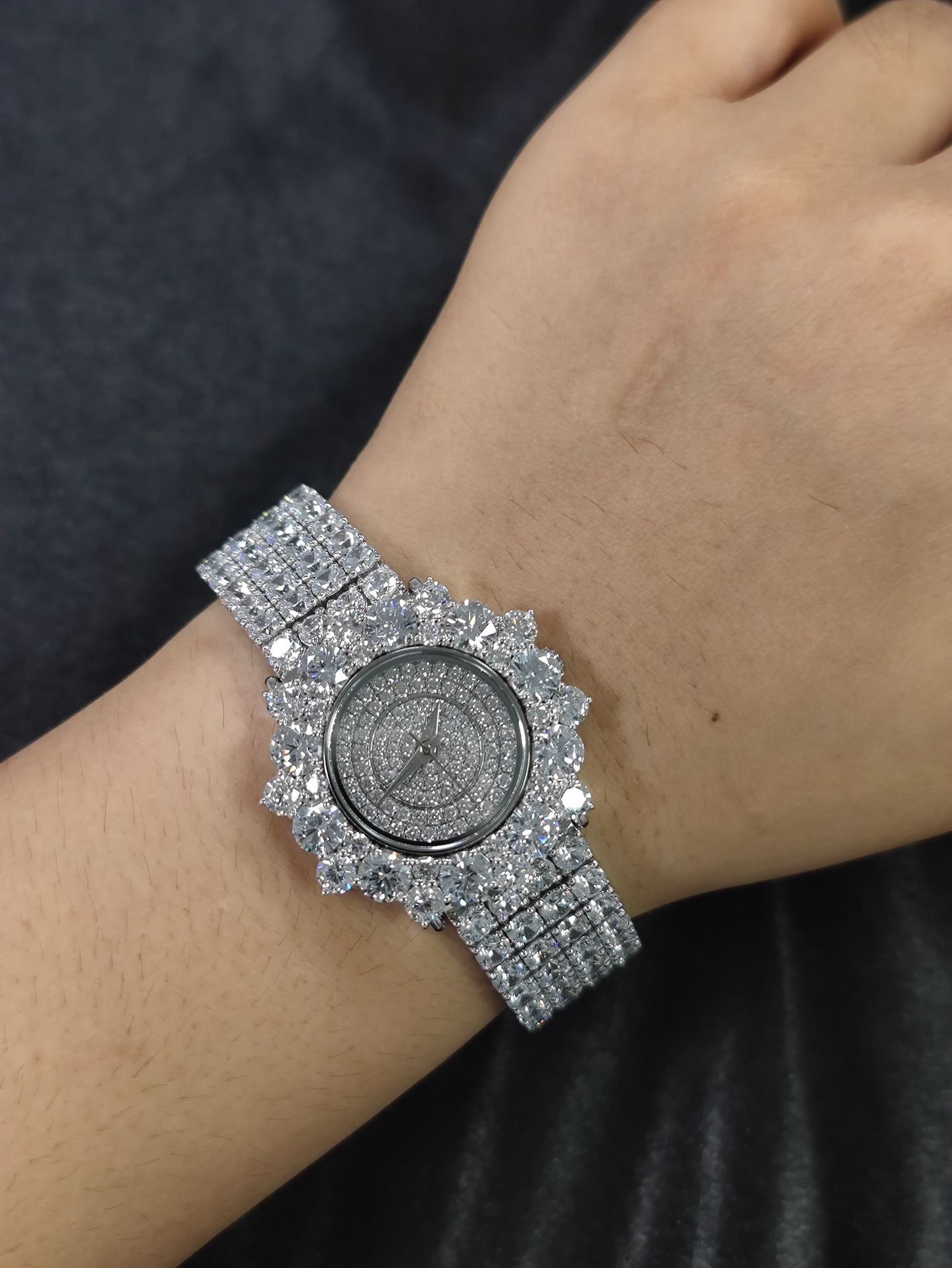 Aodhy 925 Sterling Silver Gem-Set Quartz Watch — detail 25