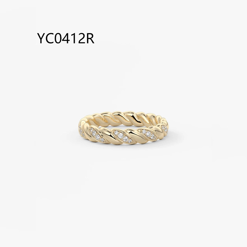 18K Gold Plated + D-E Color Moissanite