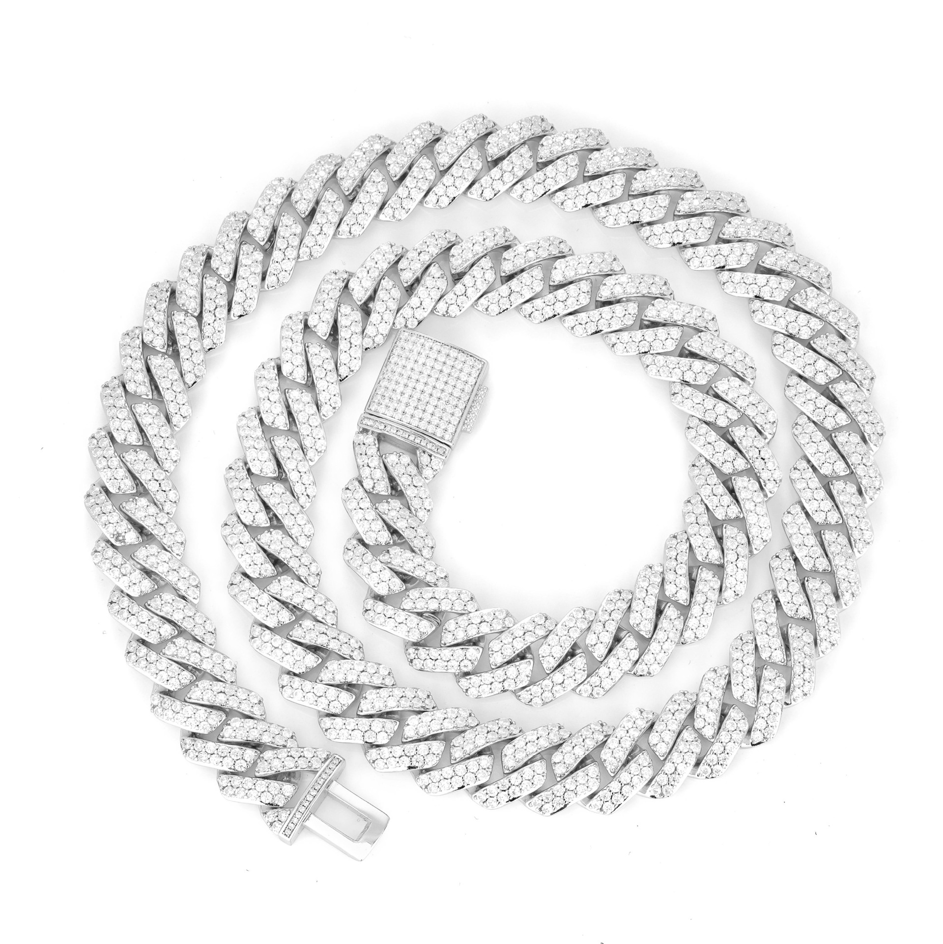 Silver / 15mm / Copper & Cubic Zirconia · 15mm / Bracelet 7"