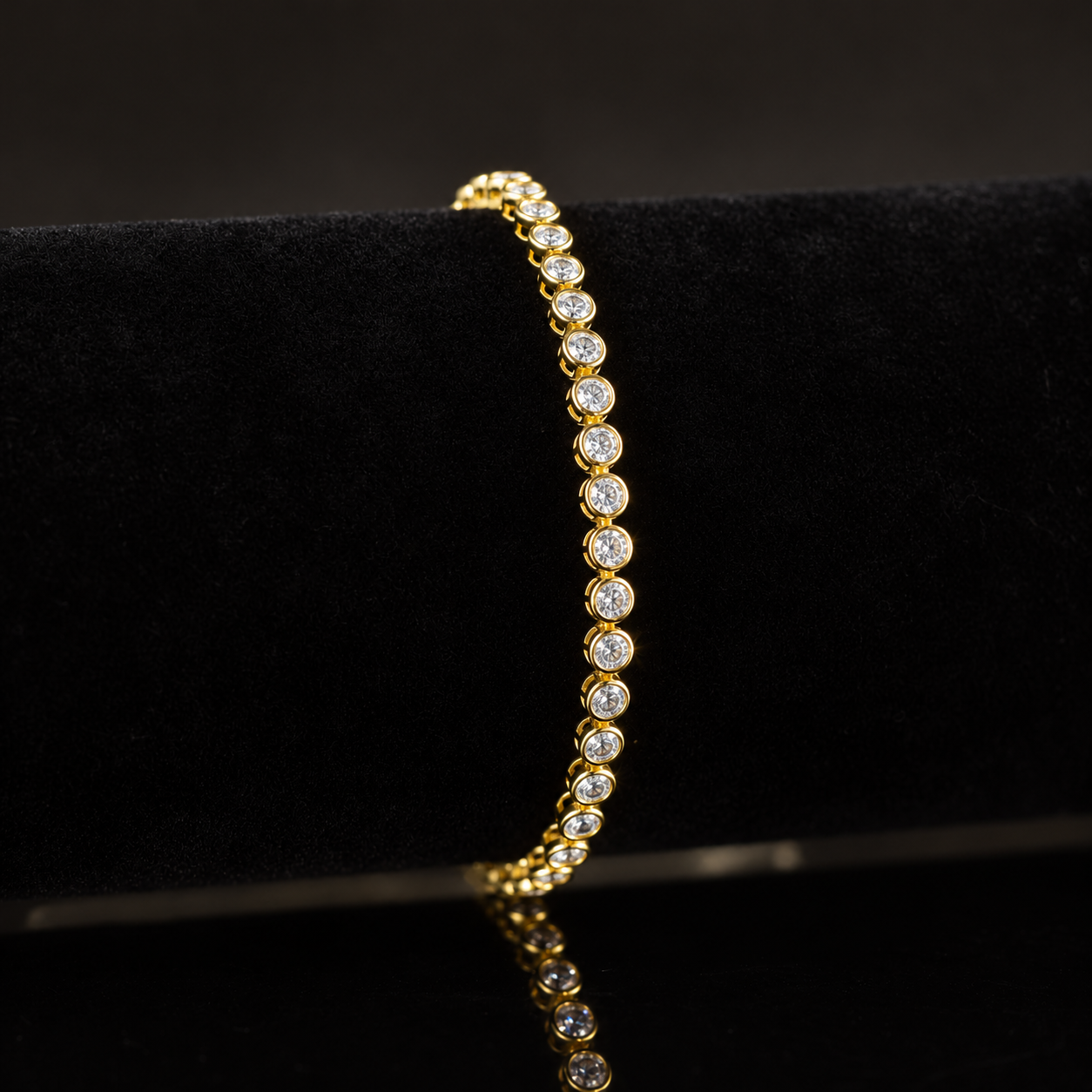 S925 Sterling Silver Bubble Bracelet – Moissanite / Lab-Grown Diamond, 7 Inches — detail 15
