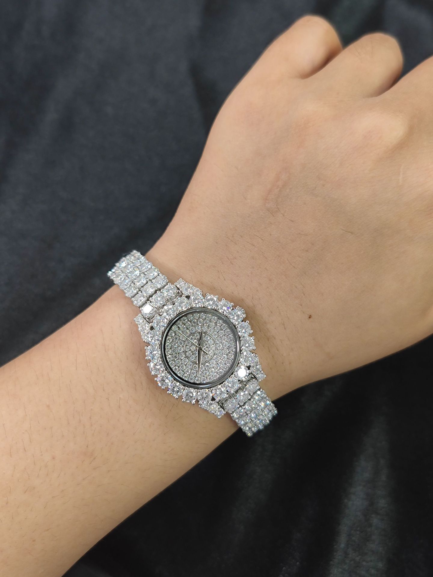 Aodhy 925 Sterling Silver Gem-Set Quartz Watch — detail 10