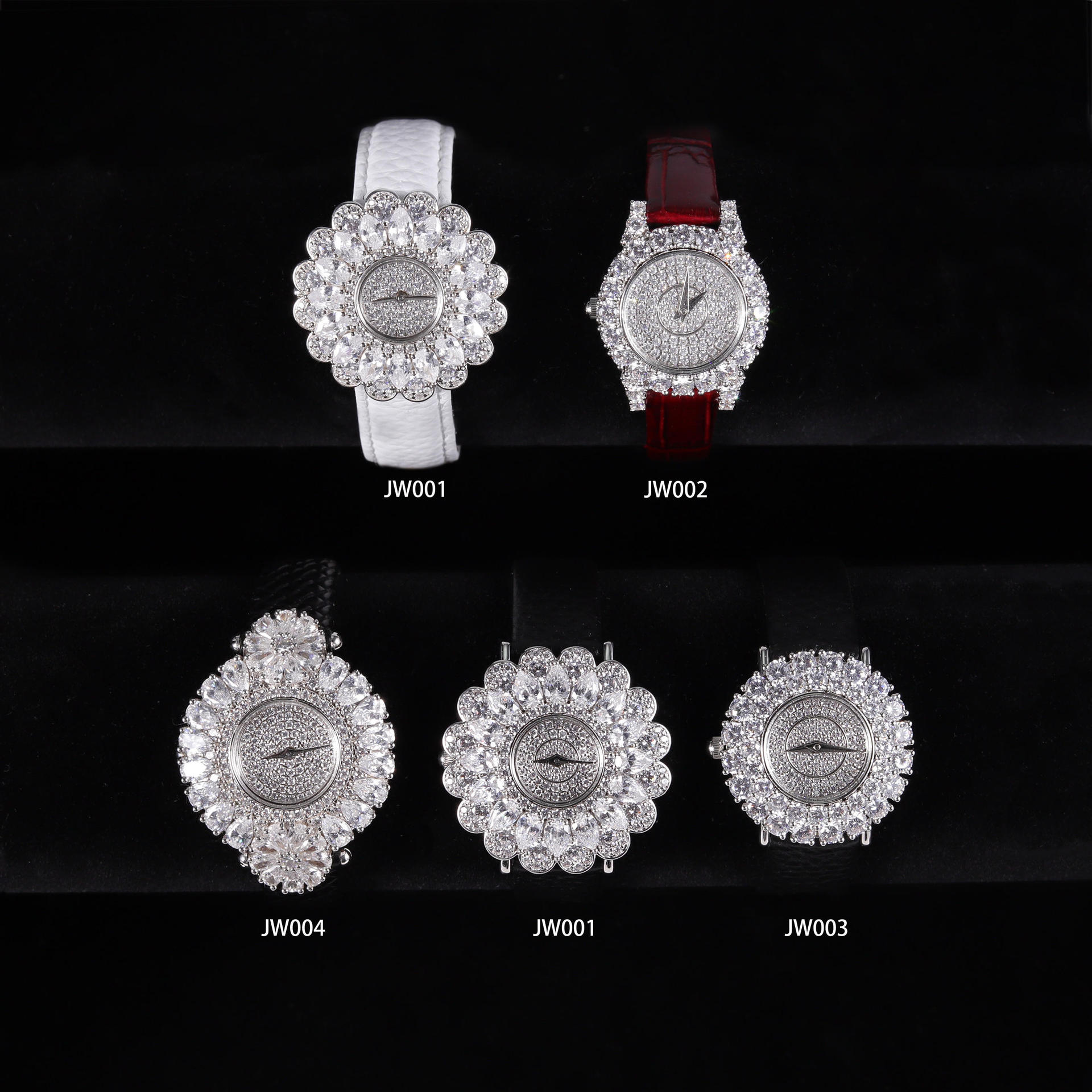 Aodhy Women's 925 Sterling Silver Moissanite Quartz Watch — detail 7