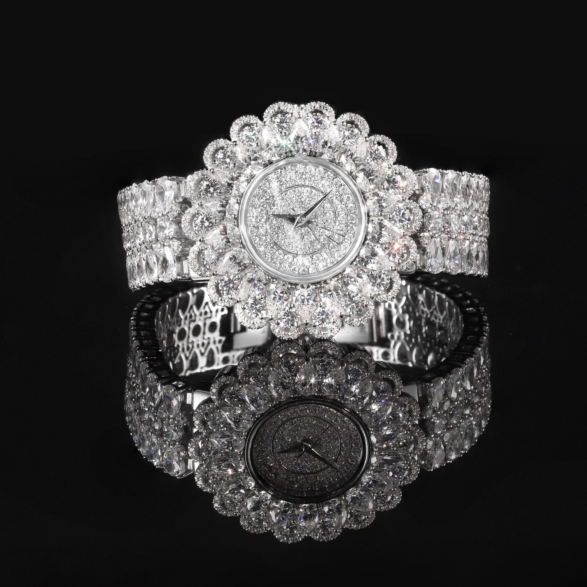 Aodhy 925 Sterling Silver Gem-Set Quartz Watch — detail 12