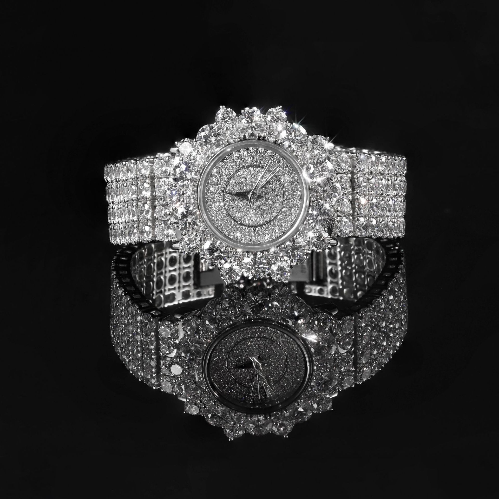Aodhy 925 Sterling Silver Gem-Set Quartz Watch — detail 22