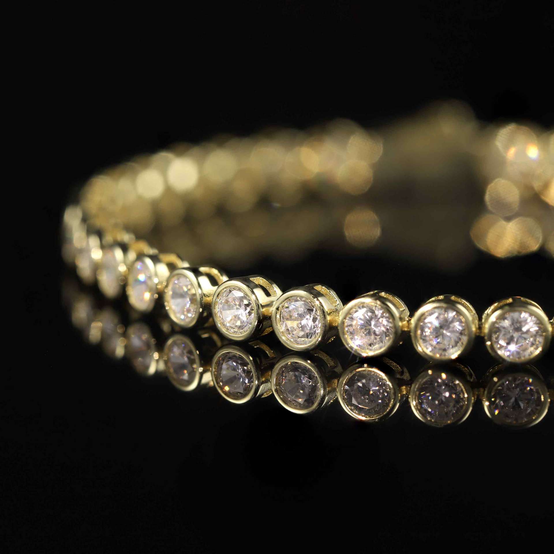 S925 Sterling Silver Moissanite Tennis Bracelet – 6 Stone Shapes, 7 Inches — detail 26
