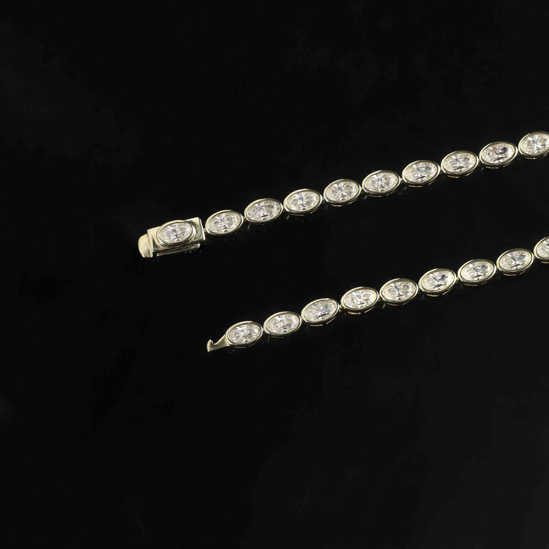 S925 Sterling Silver Moissanite Tennis Bracelet – 6 Stone Shapes, 7 Inches — detail 14