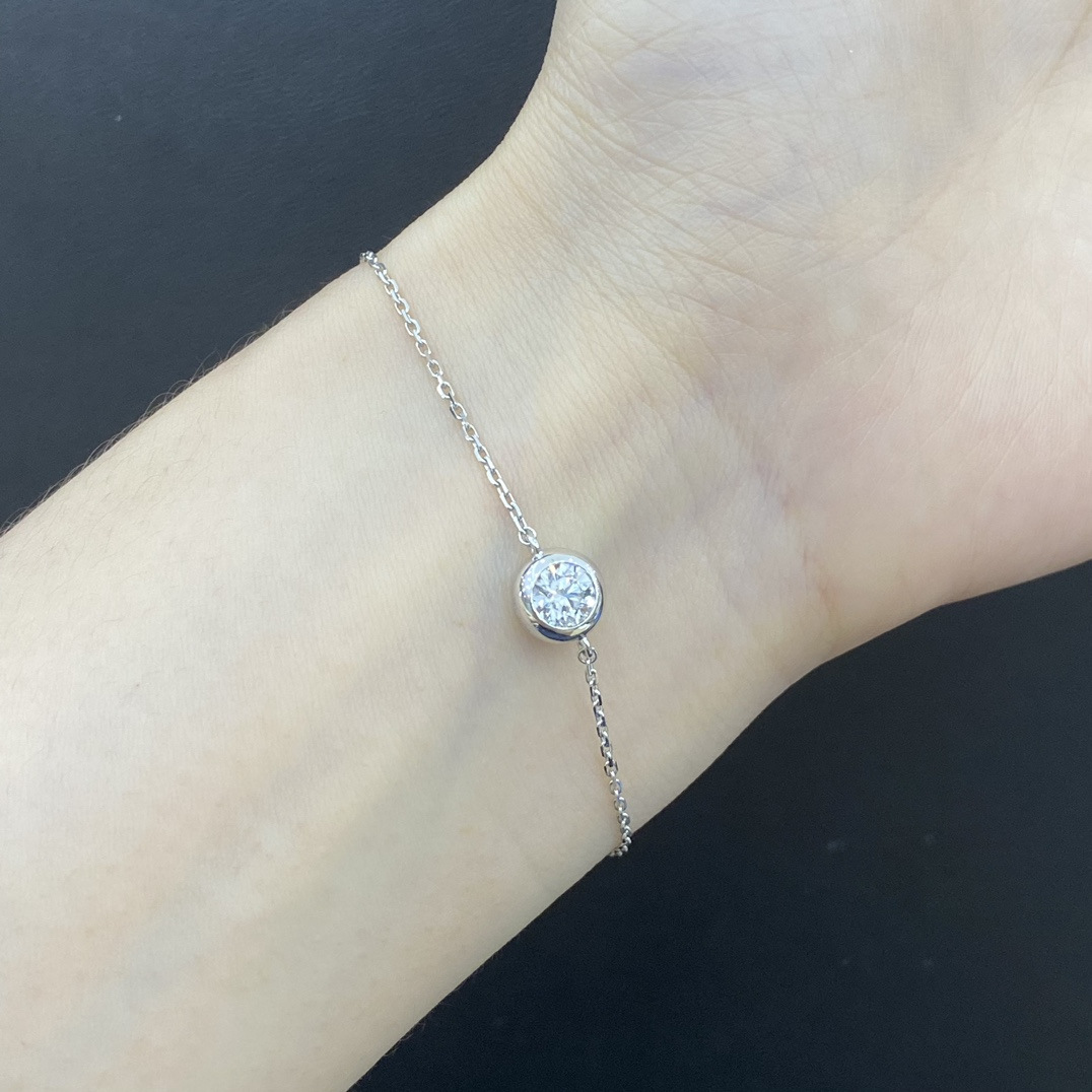 Aodhy 18K White Gold Bubble Collection Lab-Grown Diamond Jewelry — detail 9