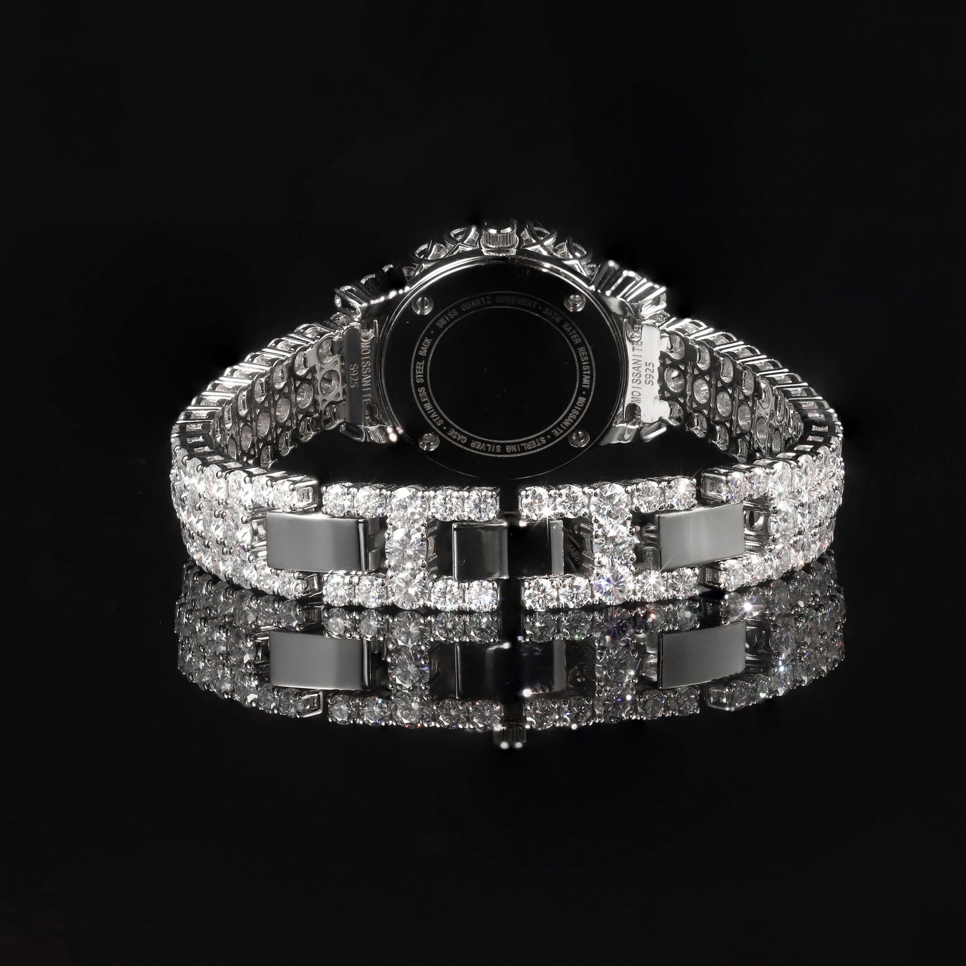 Aodhy 925 Sterling Silver Gem-Set Quartz Watch — detail 8