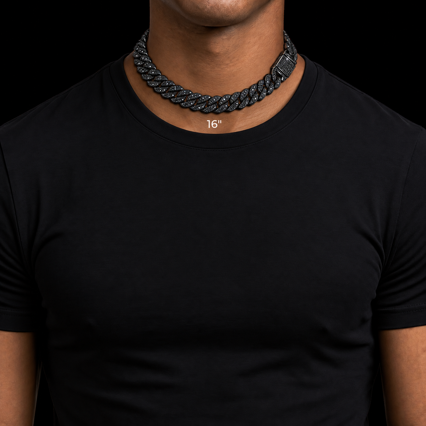 14mm Iced Miami Cuban Link Chain - image 1