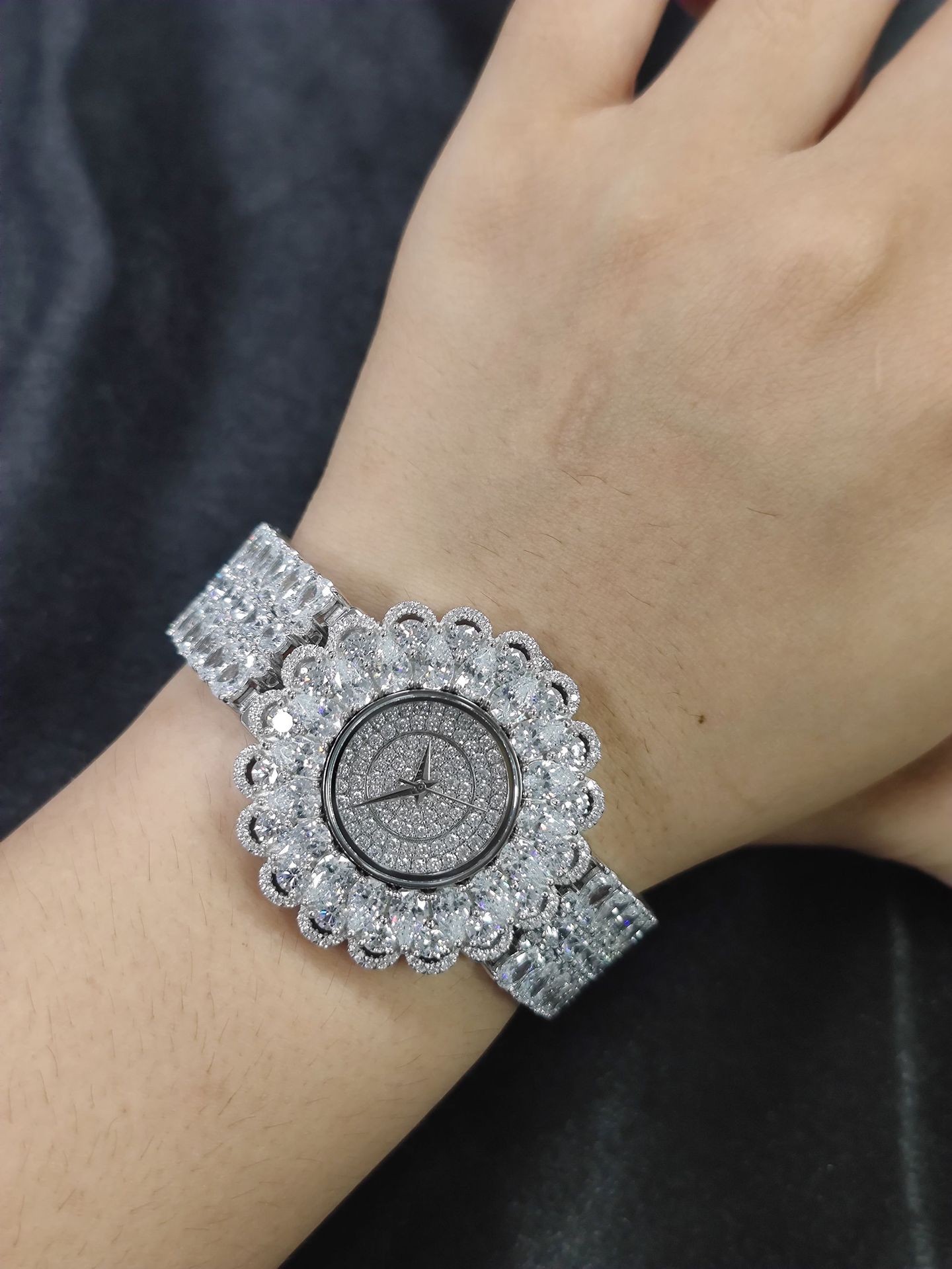 Aodhy 925 Sterling Silver Gem-Set Quartz Watch — detail 15