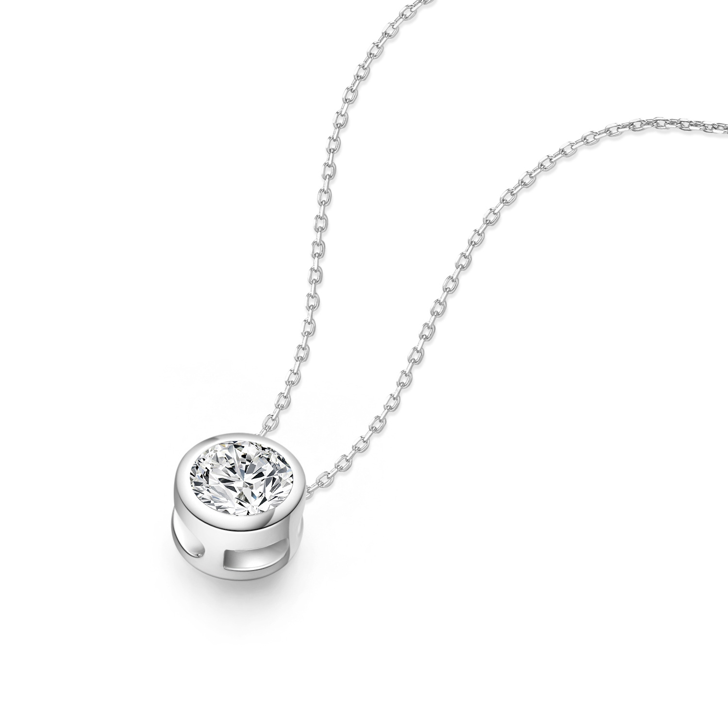 Aodhy 18K White Gold Bubble Collection Lab-Grown Diamond Jewelry — detail 4