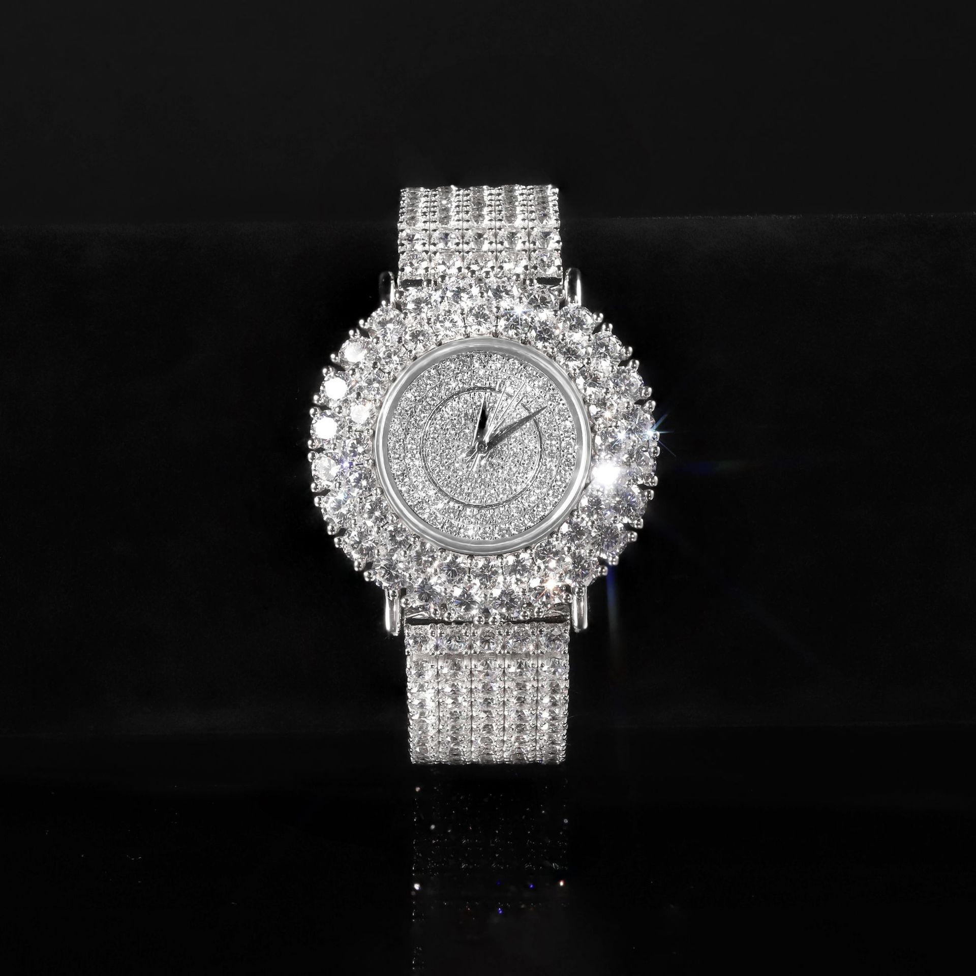 Aodhy 925 Sterling Silver Gem-Set Quartz Watch — detail 16