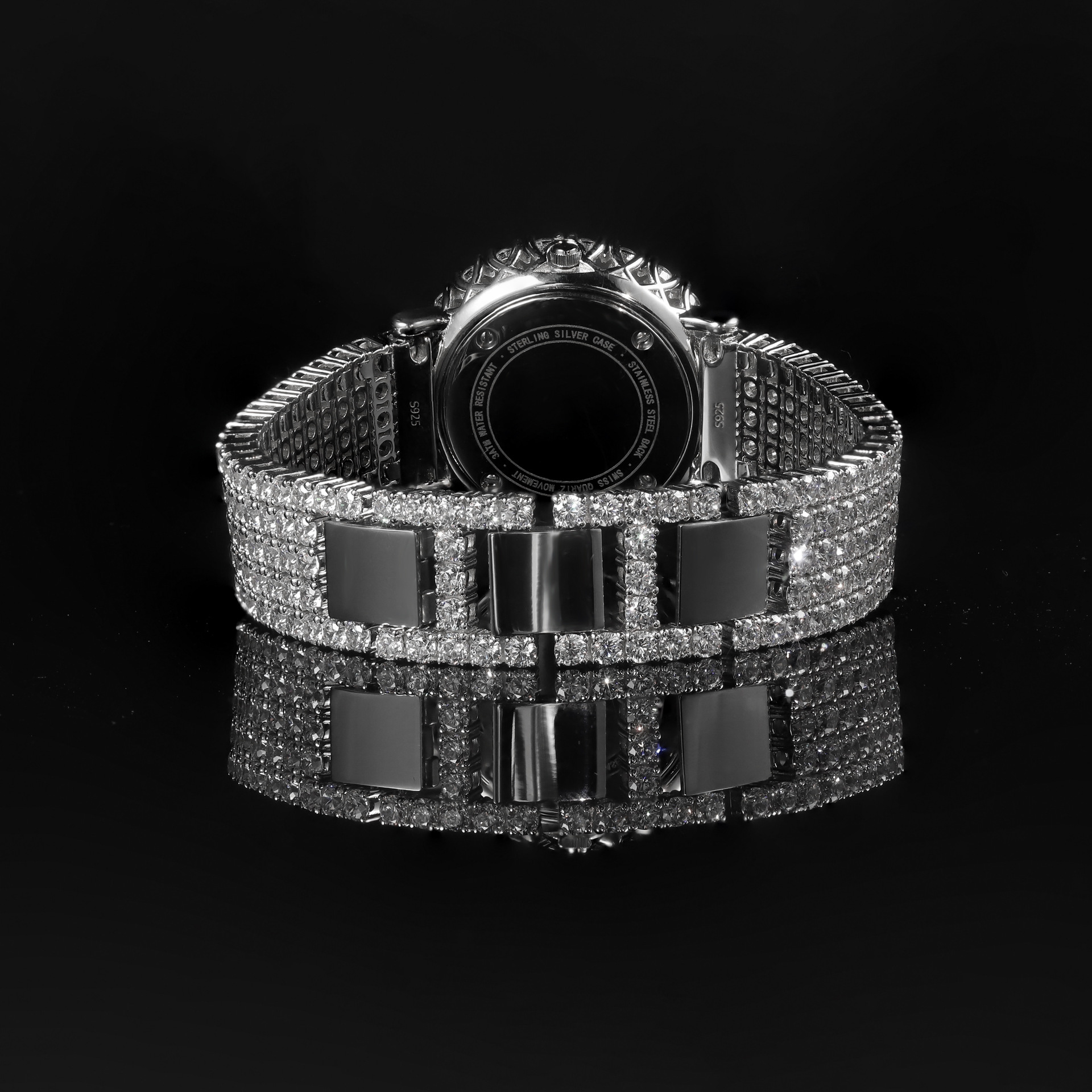 Aodhy 925 Sterling Silver Gem-Set Quartz Watch — detail 18