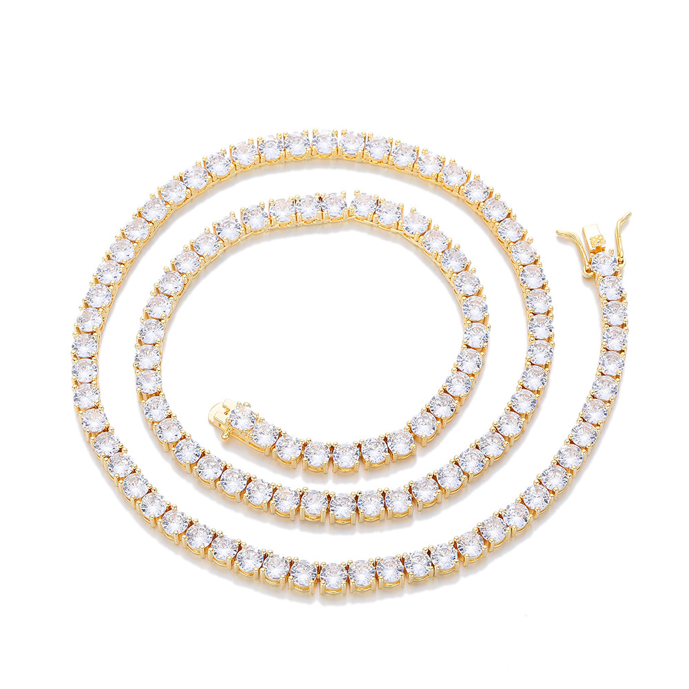 Gold (4mm width) · Bracelet 6 inches (approximately 16 cm in length)