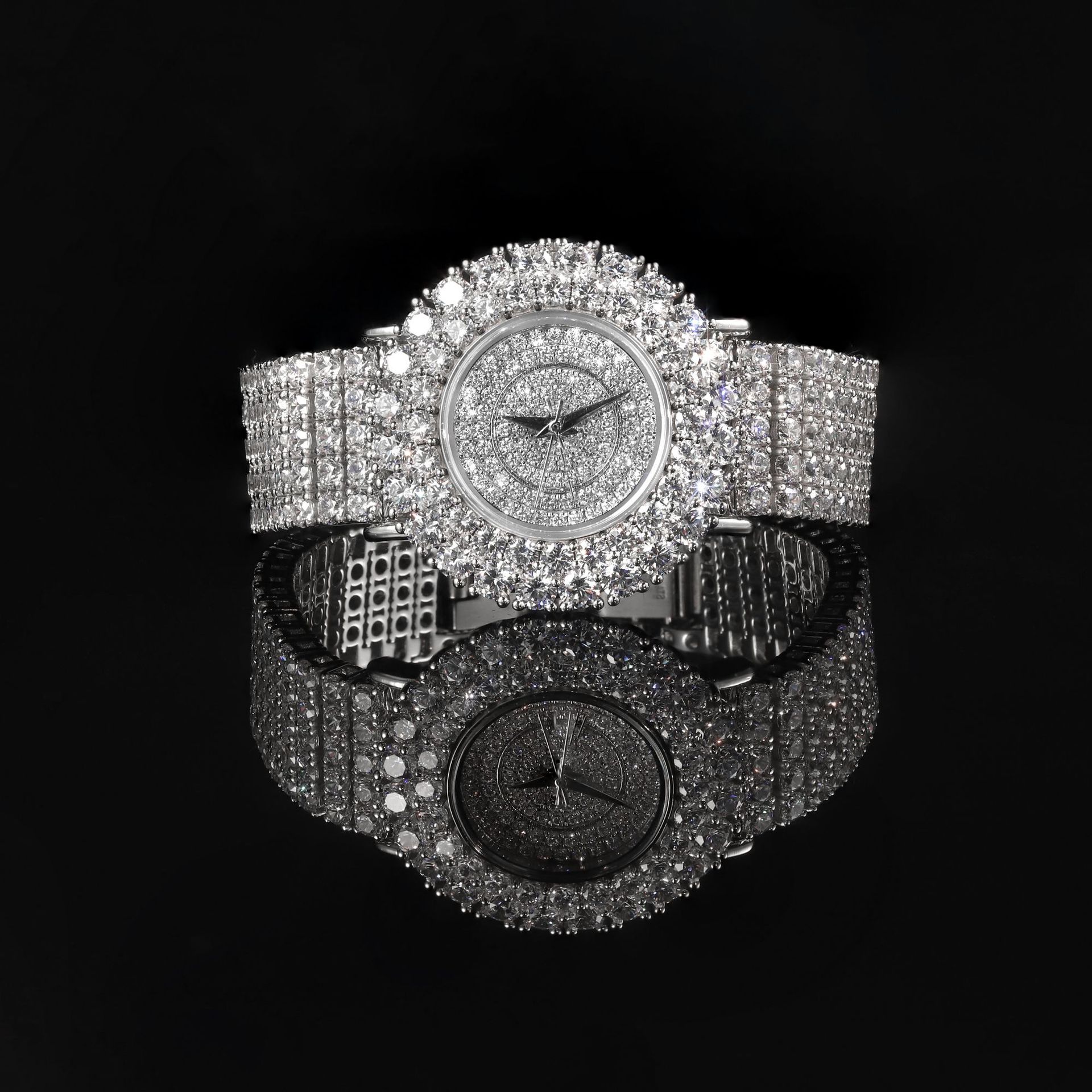 Aodhy 925 Sterling Silver Gem-Set Quartz Watch — detail 17
