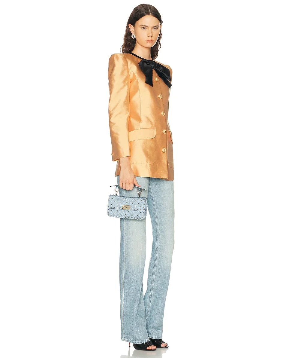 Valentino Garavani Rockstud Spike Shoulder Bag — view 2
