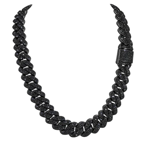 14mm Iced Miami Cuban Link Chain