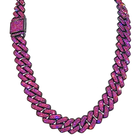 14mm Iced Miami Cuban Link Chain