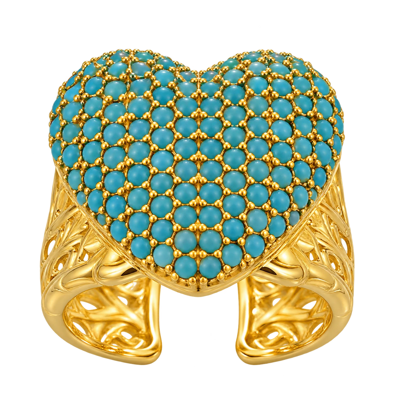 Baby Blue Heart Ring